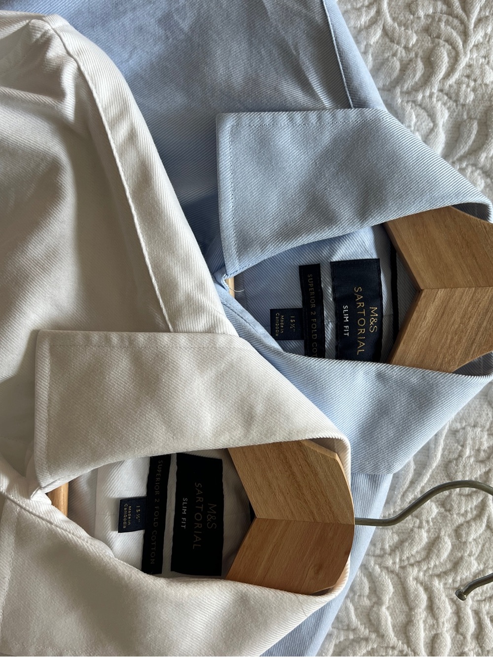 M&S men’s dress shirts - slim fit 15.5”